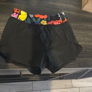 Hanna Andersson Black and Red Athletic Shorts youth
